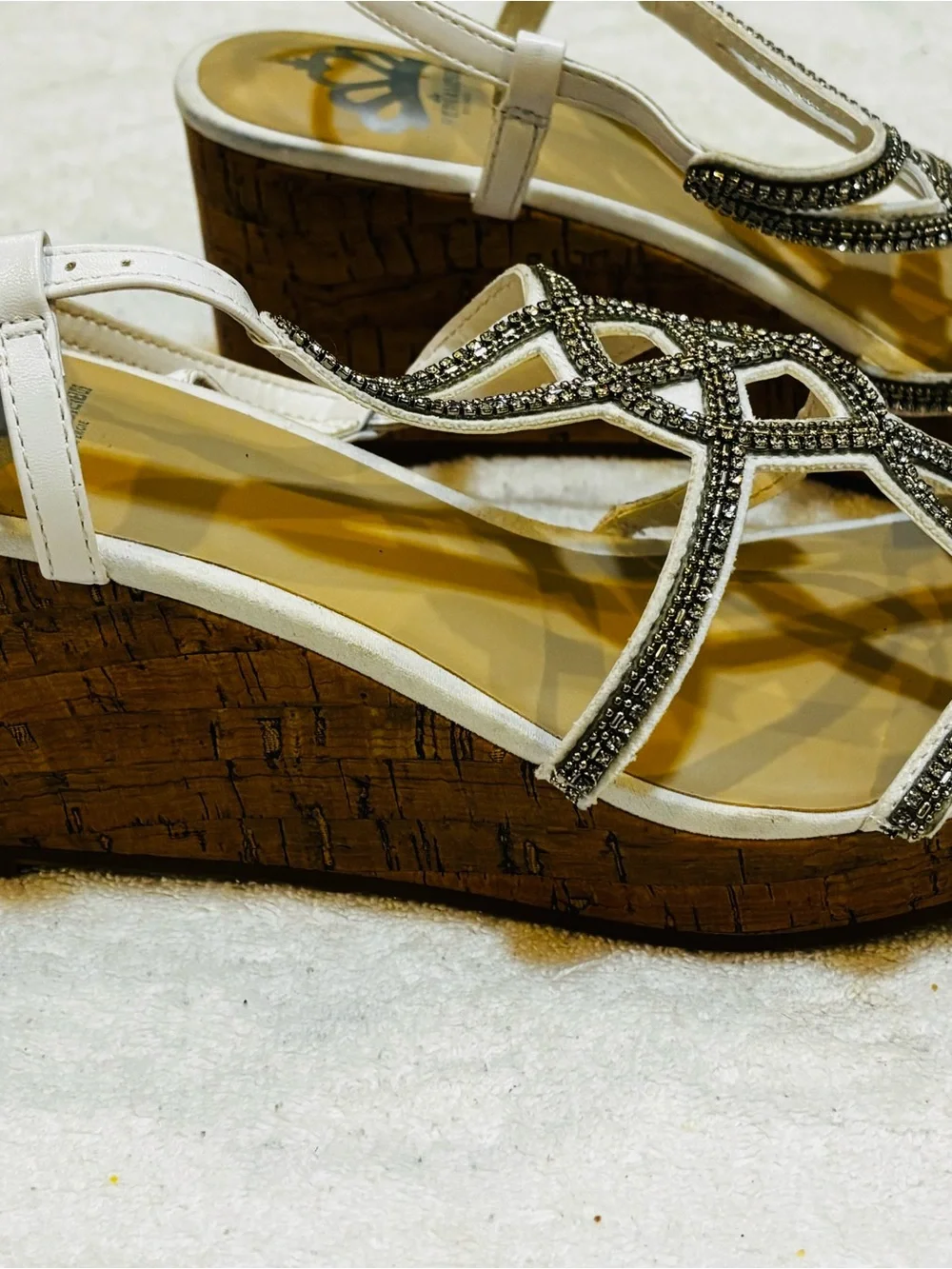 Brand New Wedges By Fergalisious - Size 7.5 M - Wedge Height 3 Inches - box 6
